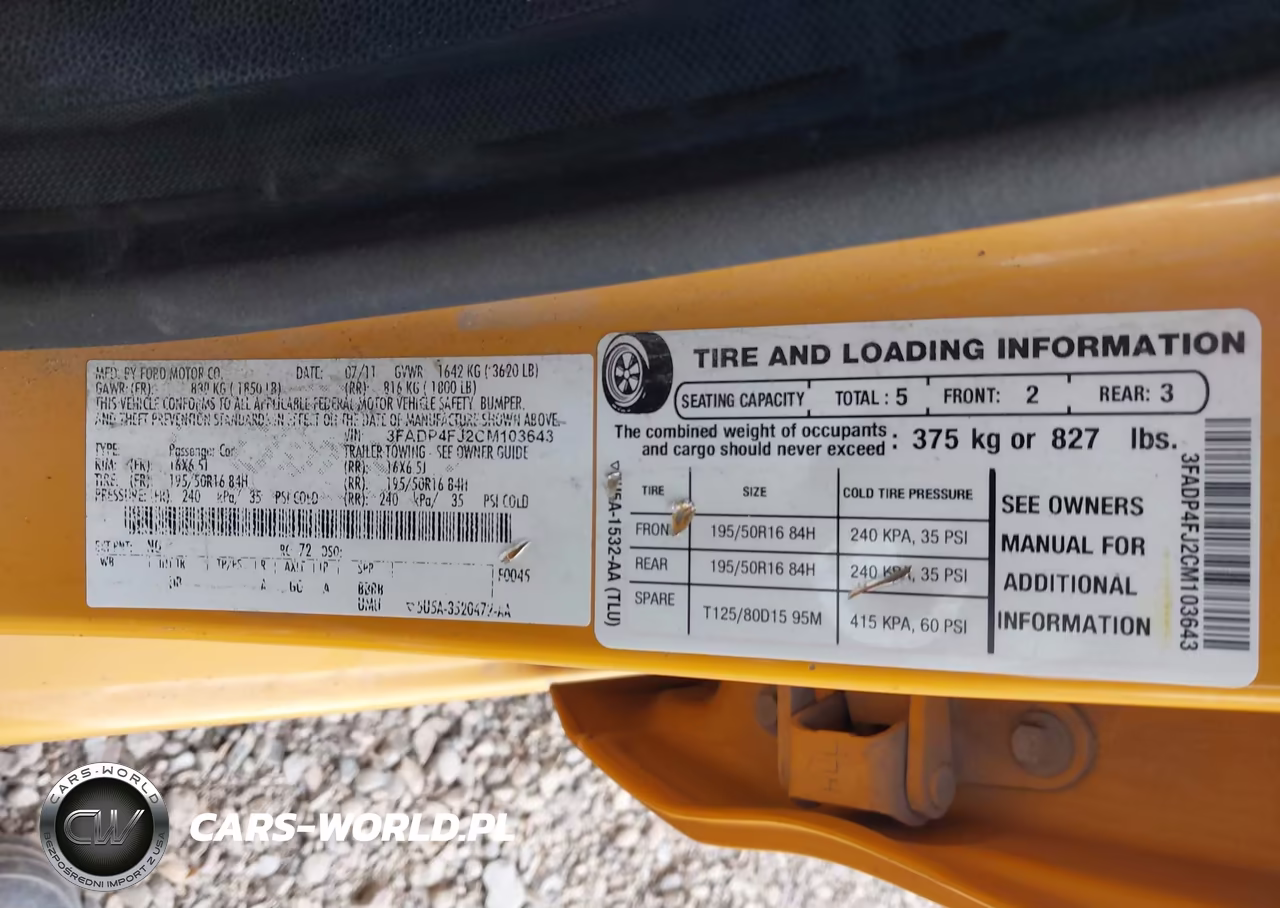 2012 Ford Fiesta Ses VIN:3FADP4FJ2CM103643 - 9