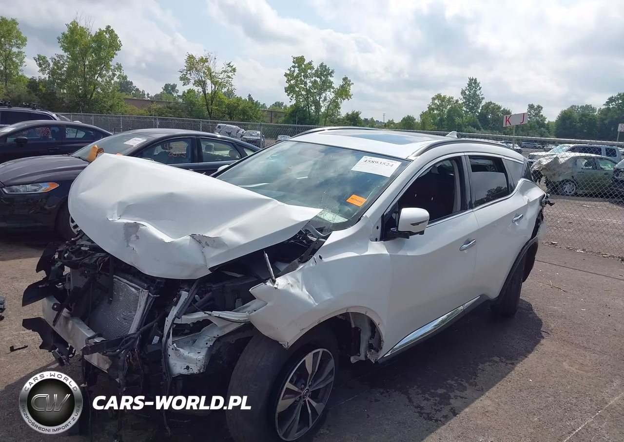 2019 Nissan Murano Sv VIN:5N1AZ2MS5KN145750 - 2