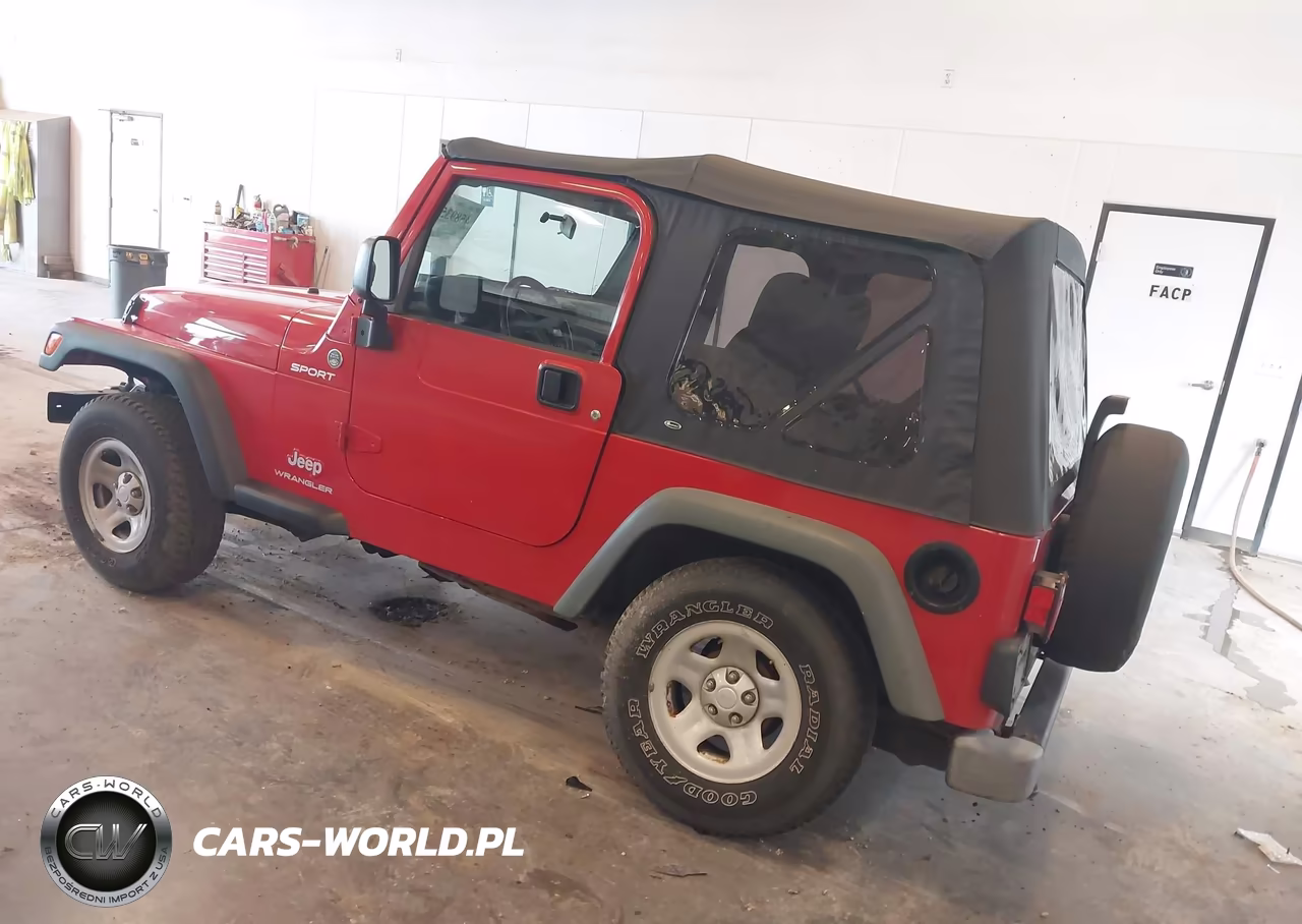 2005 Jeep Wrangler Sport VIN:1J4FA49S65P332391 - 3