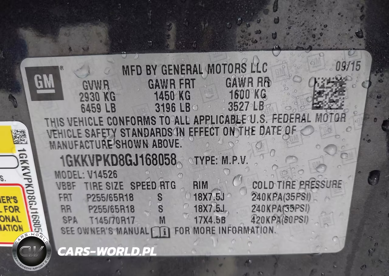 2016 GMC Acadia Sle-2 VIN:1GKKVPKD8GJ168058 - 9