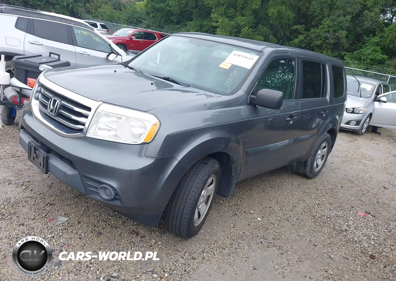 2013 Honda Pilot Lx VIN:5FNYF4H2XDB057831 - 2