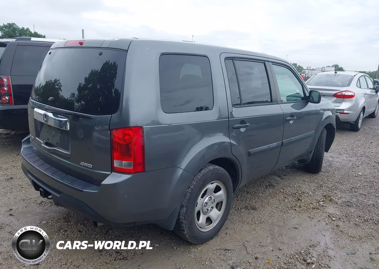 2013 Honda Pilot Lx VIN:5FNYF4H2XDB057831 - 4