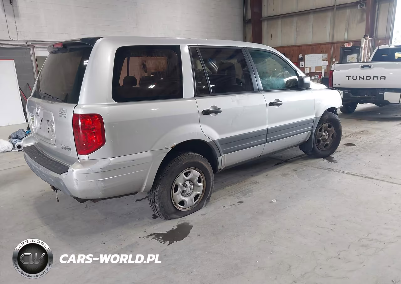 2005 Honda Pilot Lx VIN:2HKYF18165H554741 - 4