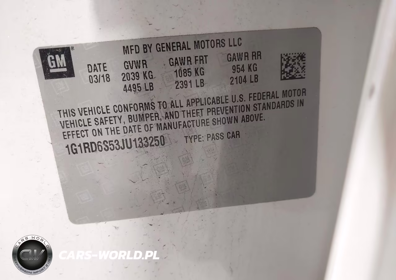 2018 Chevrolet Volt Premier VIN:1G1RD6S53JU133250 - 9