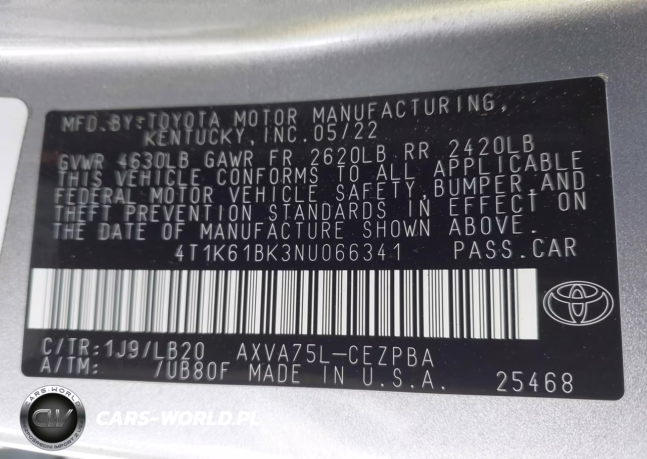 2022 Toyota Camry Xse Awd VIN:4T1K61BK3NU066341 - 9