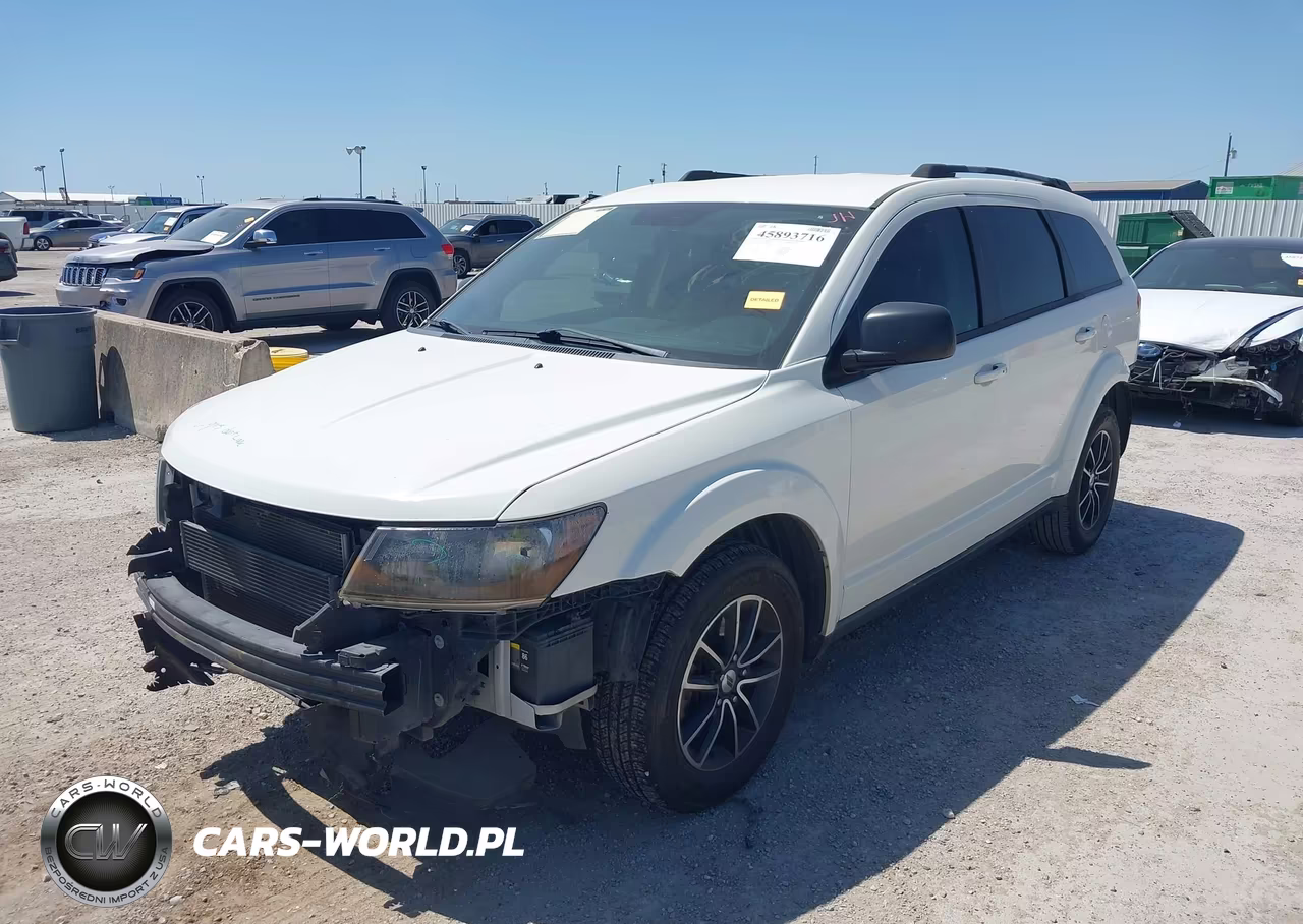 2018 Dodge Journey Se VIN:3C4PDCAB1JT157481 - 2
