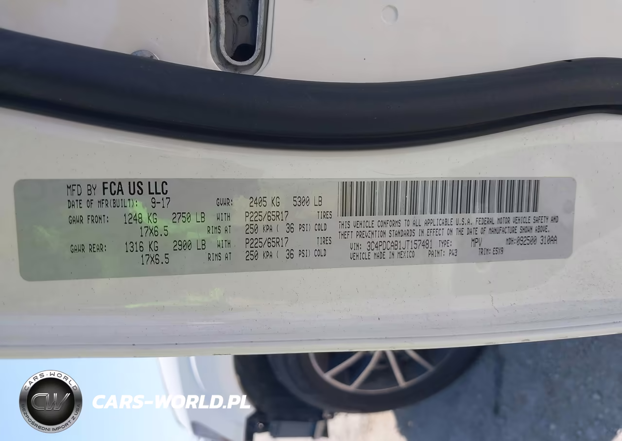 2018 Dodge Journey Se VIN:3C4PDCAB1JT157481 - 9