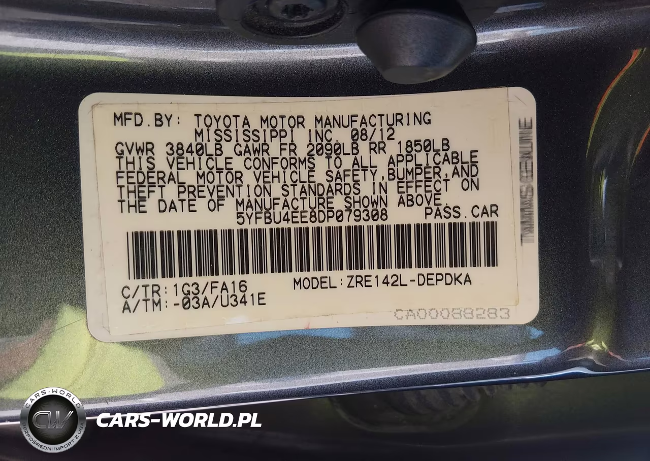 2013 Toyota Corolla L VIN:5YFBU4EE8DP079308 - 9