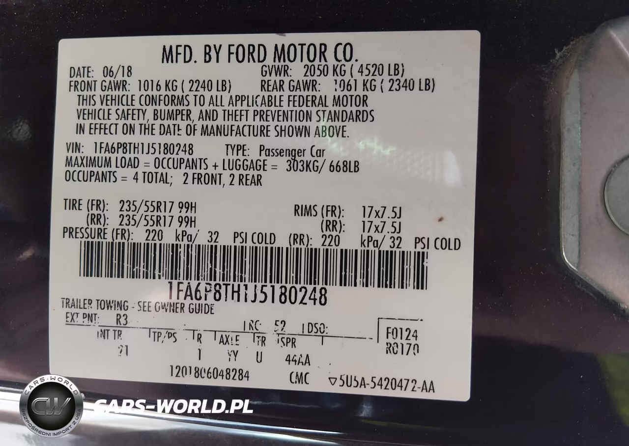 2018 Ford Mustang Ecoboost VIN:1FA6P8TH1J5180248 - 9