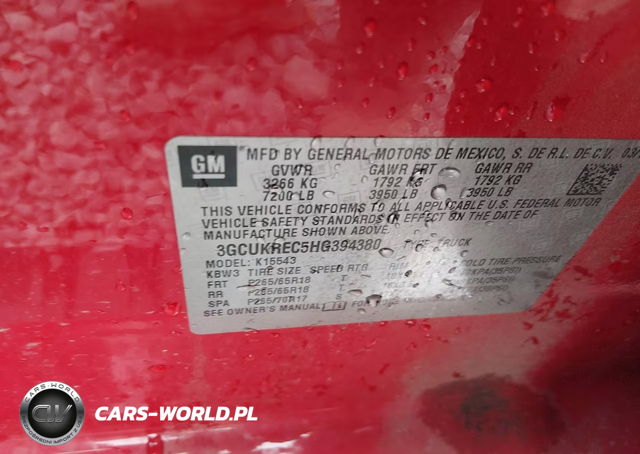 2017 Chevrolet Silverado 1500 Lt VIN:3GCUKREC5HG394380 - 9