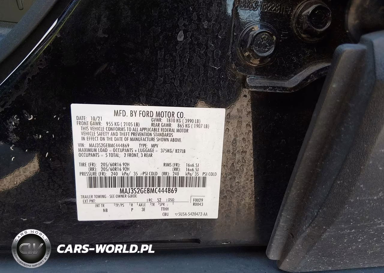 2021 Ford Ecosport Se VIN:MAJ3S2GE8MC444869 - 9