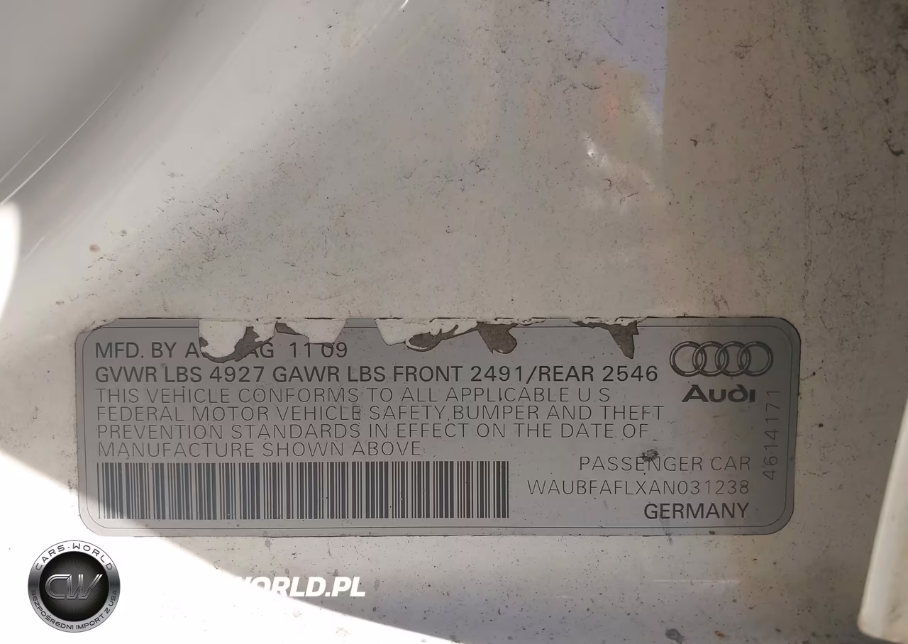 2010 Audi A4 2.0T Premium VIN:WAUBFAFLXAN031238 - 9