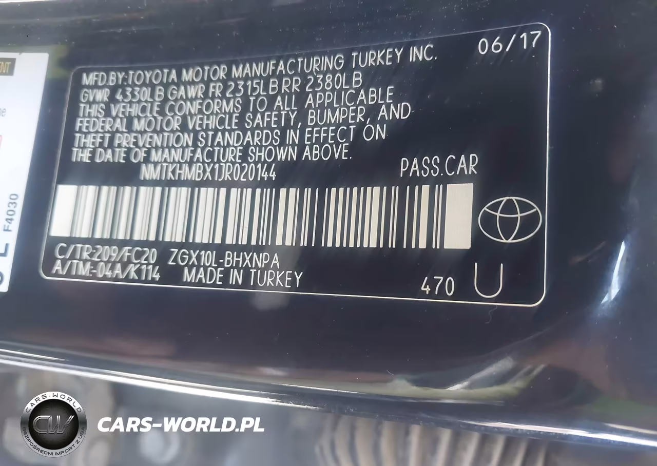 2018 Toyota C-Hr Xle VIN:NMTKHMBX1JR020144 - 9