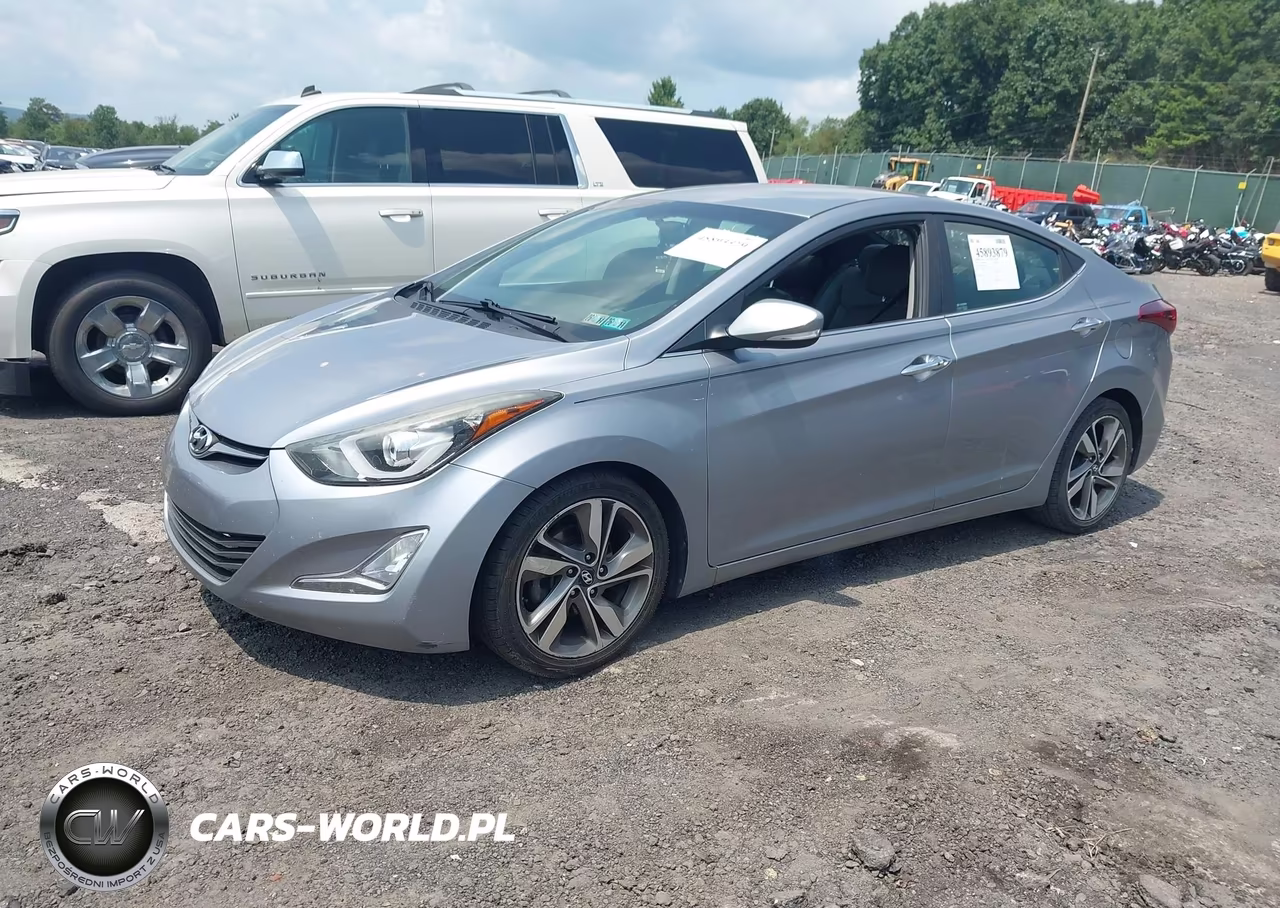 2016 Hyundai Elantra Limited VIN:5NPDH4AE6GH673822 - 2