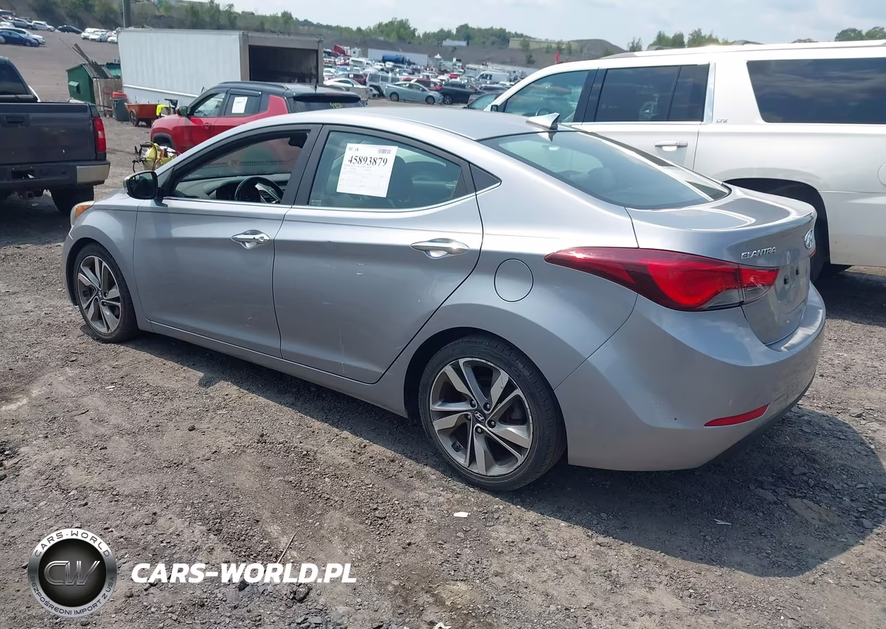 2016 Hyundai Elantra Limited VIN:5NPDH4AE6GH673822 - 3