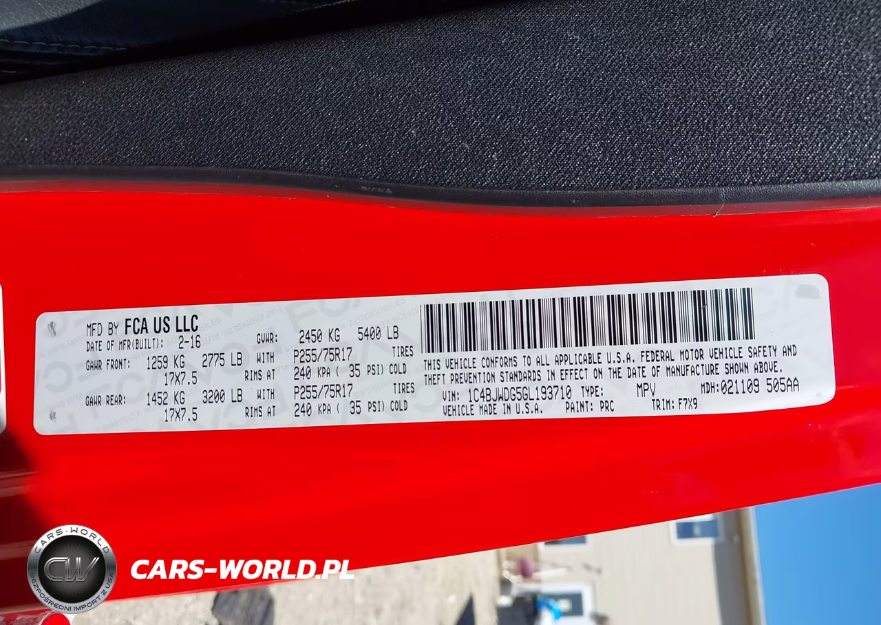 2016 Jeep Wrangler Unlimited Freedom VIN:1C4BJWDG5GL193710 - 9