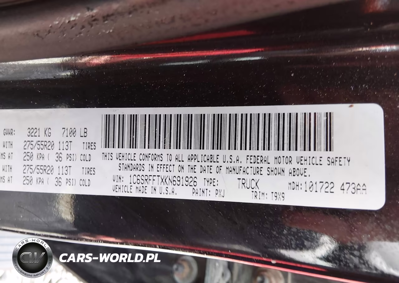 2019 Ram 1500 Big Horn-Lone Star 4X4 5'7 Box VIN:1C6SRFFTXKN691926 - 9