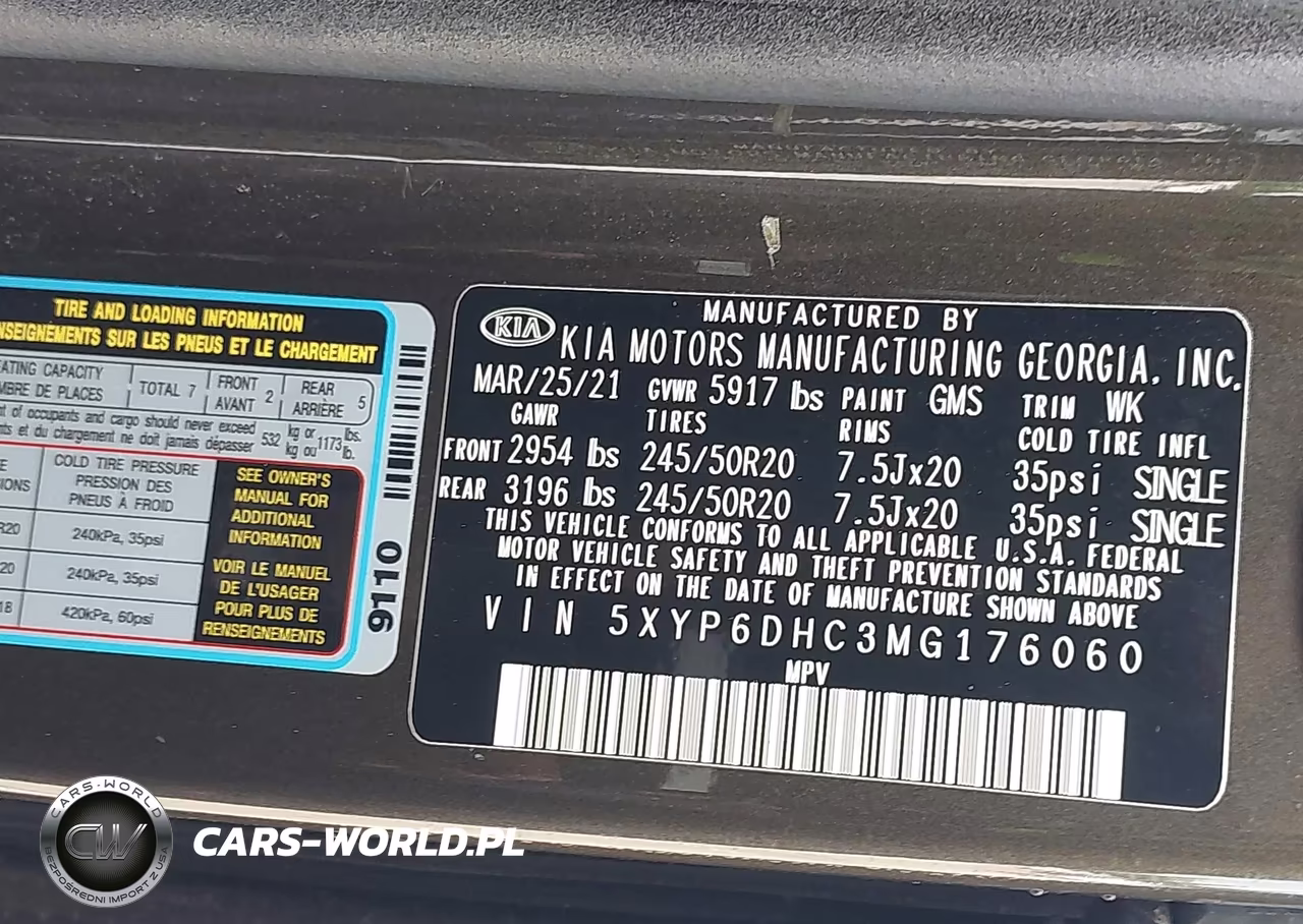 2021 Kia Telluride S VIN:5XYP6DHC3MG176060 - 17