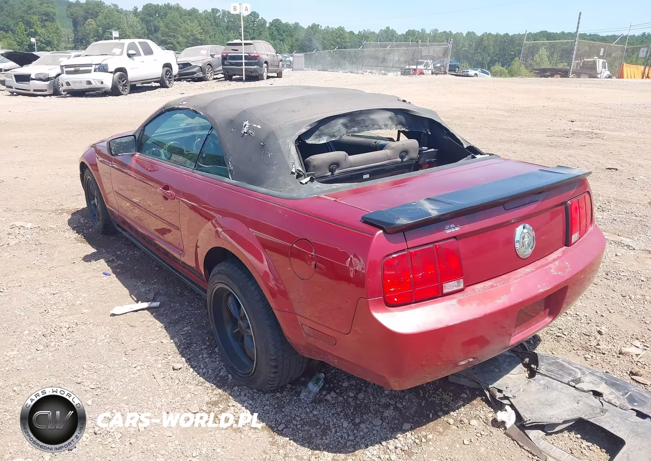 2007 Ford Mustang V6 Deluxe-V6 Premium VIN:1ZVFT84N175210039 - 3