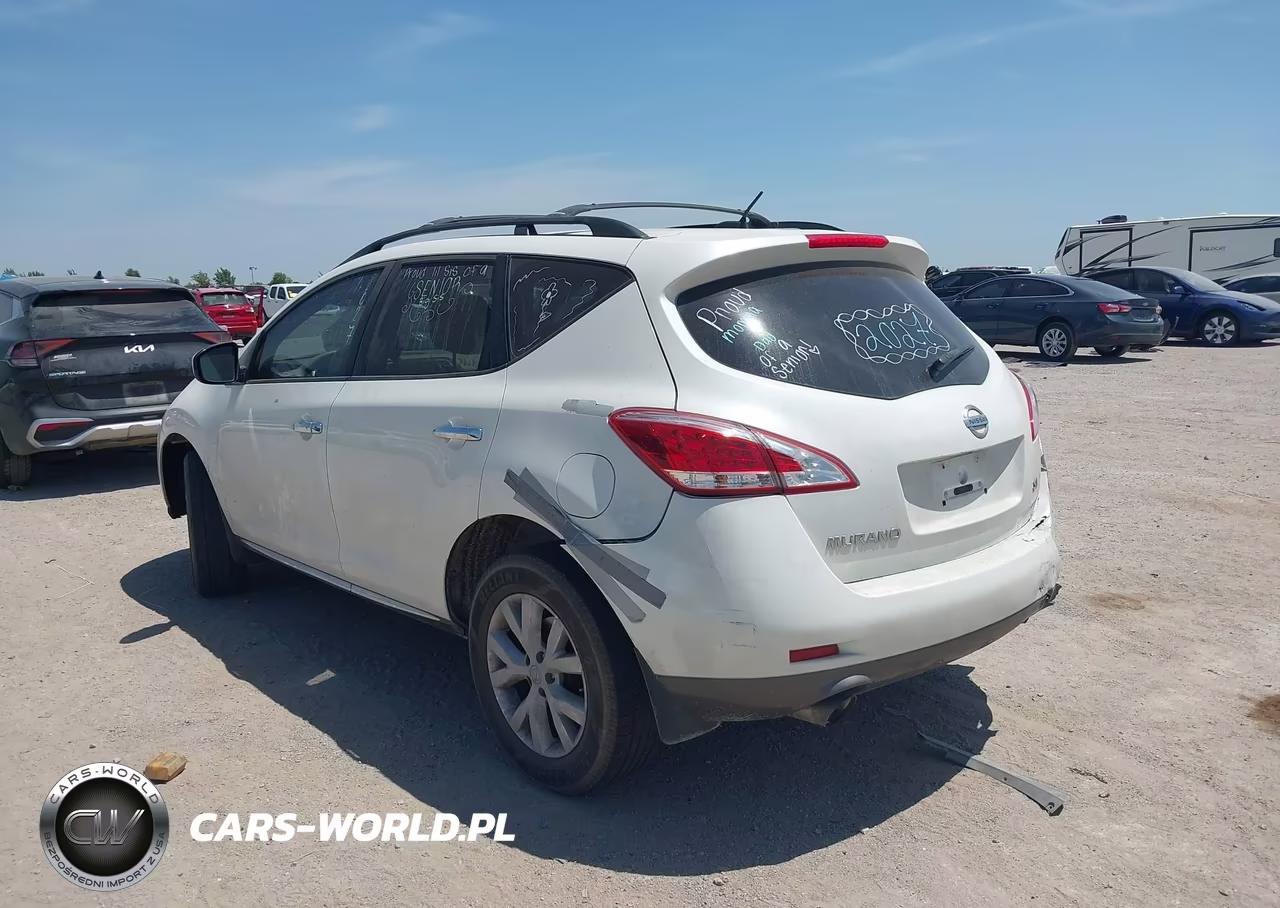 2014 Nissan Murano Sl VIN:JN8AZ1MU8EW413872 - 3