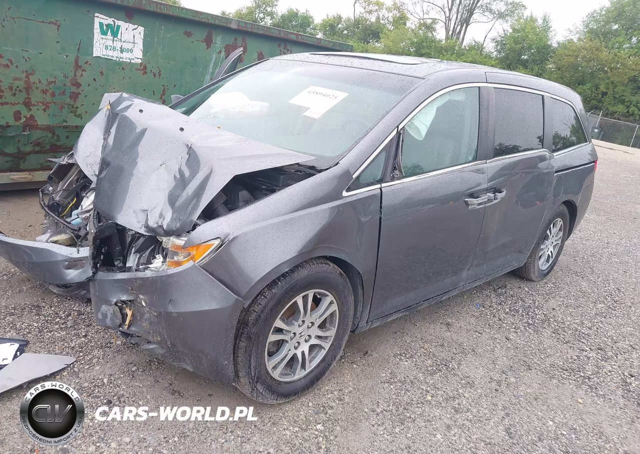 2011 Honda Odyssey Ex-L VIN:5FNRL5H61BB103355 - 2