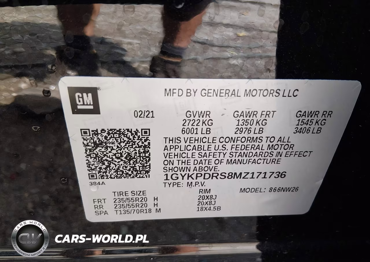 2021 Cadillac Xt6 Awd Premium Luxury VIN:1GYKPDRS8MZ171736 - 9