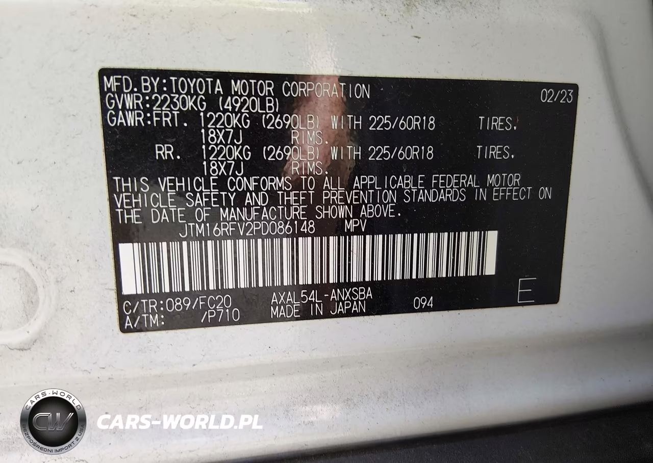 2023 Toyota Rav4 Hybrid Se VIN:JTM16RFV2PD086148 - 9
