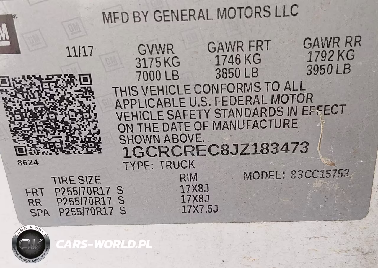 2018 Chevrolet Silverado 1500 1Lt VIN:1GCRCREC8JZ183473 - 9