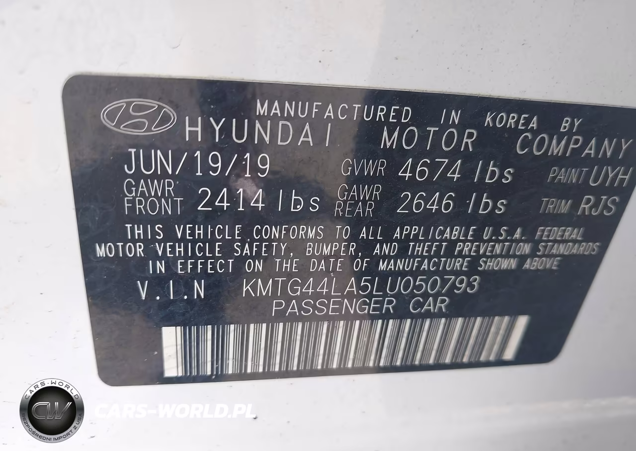 2020 Genesis G70 2.0T Rwd VIN:KMTG44LA5LU050793 - 9