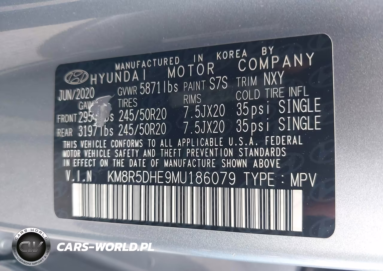 2021 Hyundai Palisade Limited VIN:KM8R5DHE9MU186079 - 9