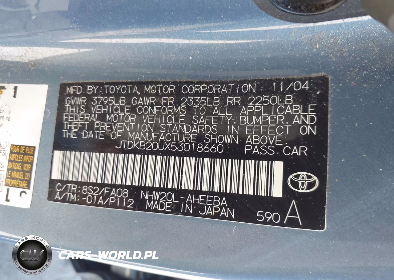 2005 Toyota Prius VIN:JTDKB20UX53018660 - 9