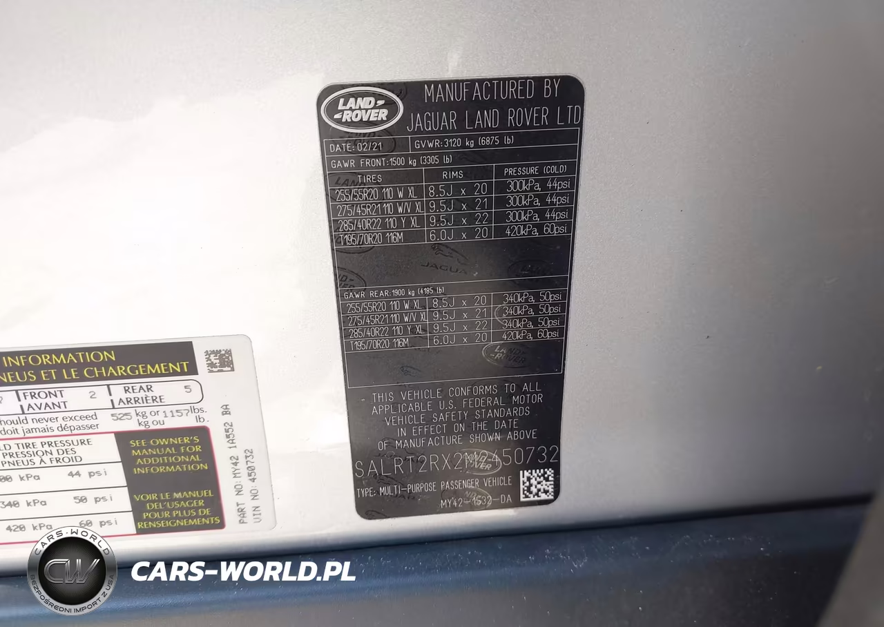 2021 Land Rover Discovery P300 S R-Dynamic VIN:SALRT2RX2M2450732 - 9