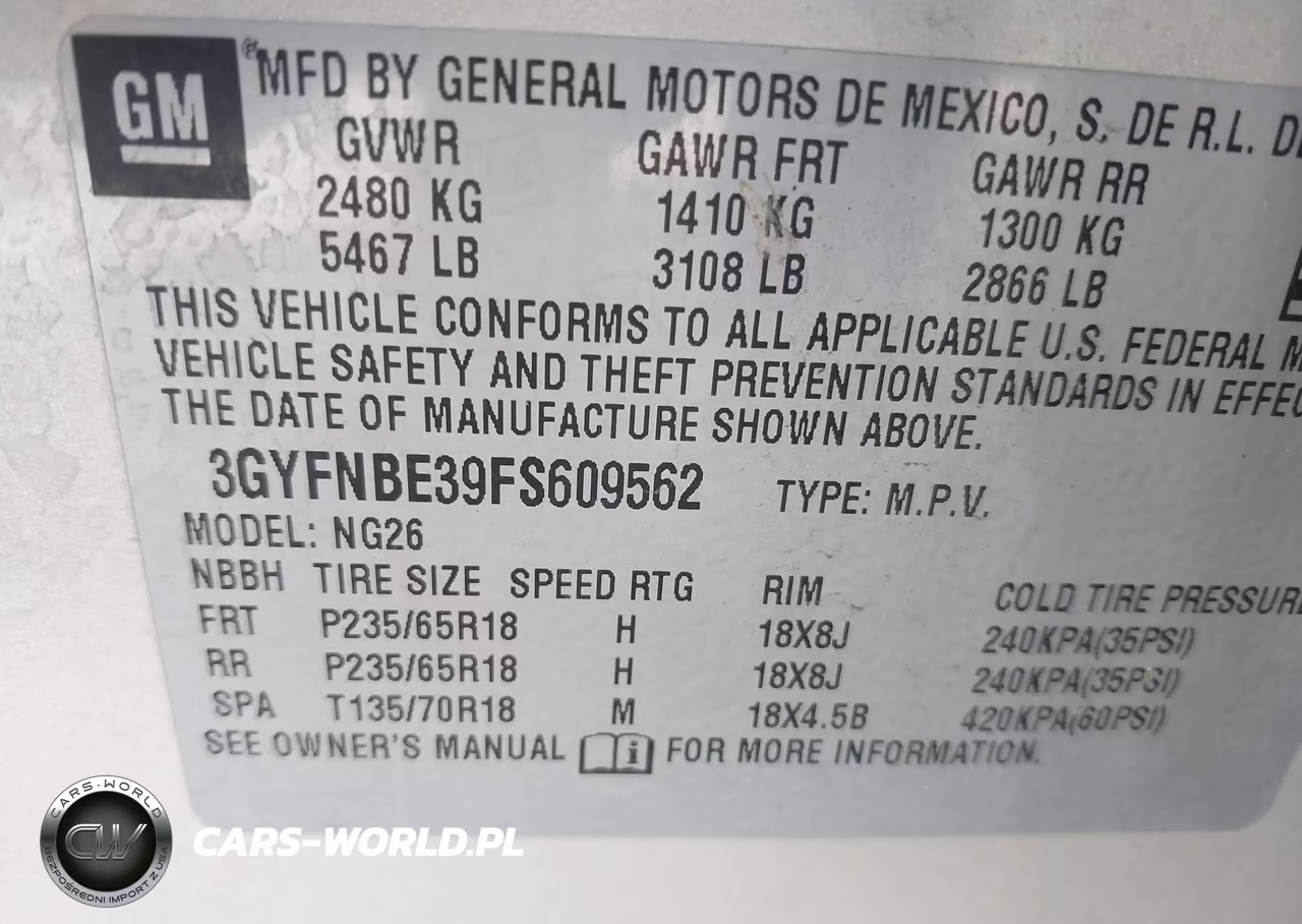 2015 Cadillac Srx Luxury Collection VIN:3GYFNBE39FS609562 - 9