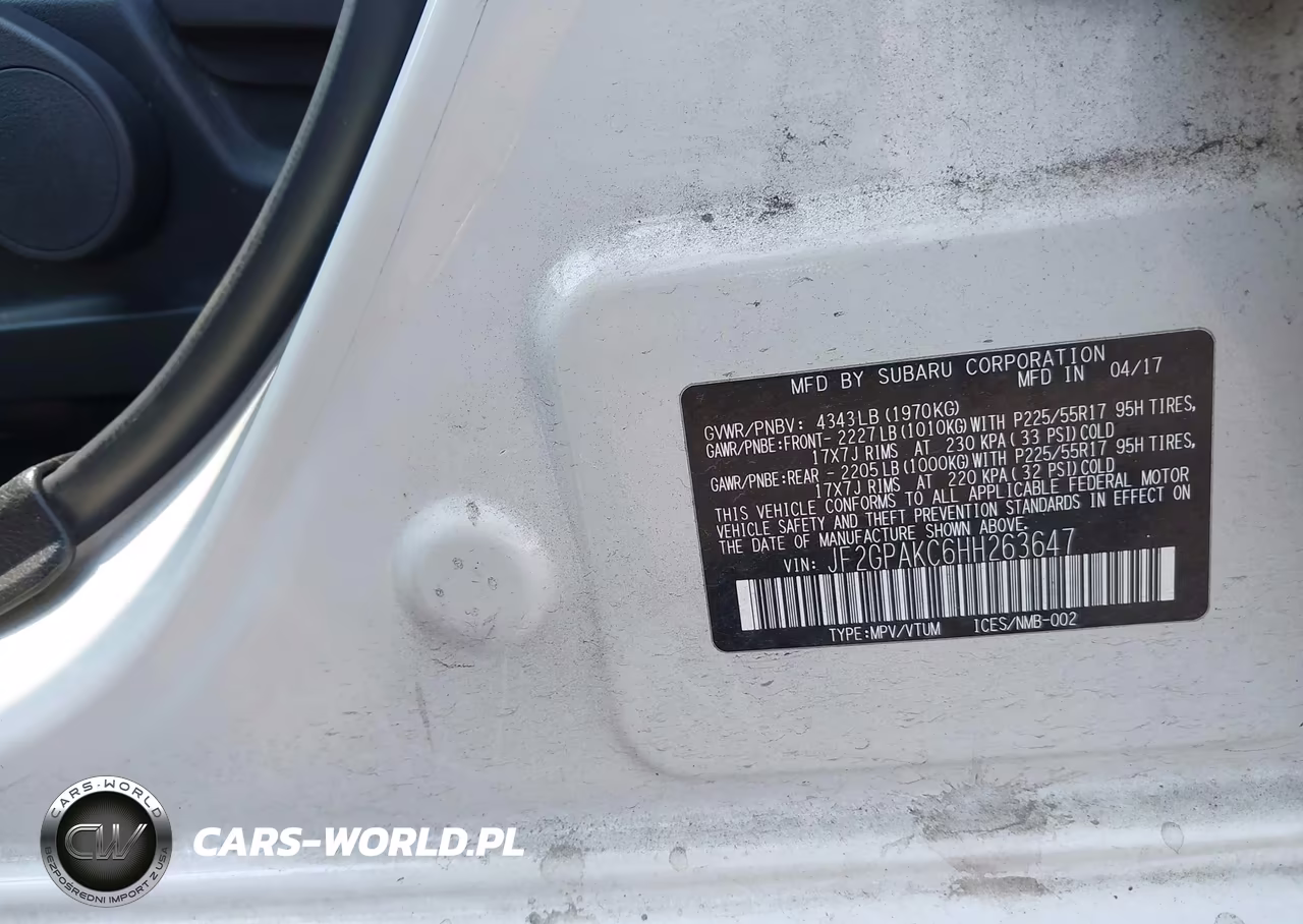 2017 Subaru Crosstrek 2.0I Limited VIN:JF2GPAKC6HH263647 - 9