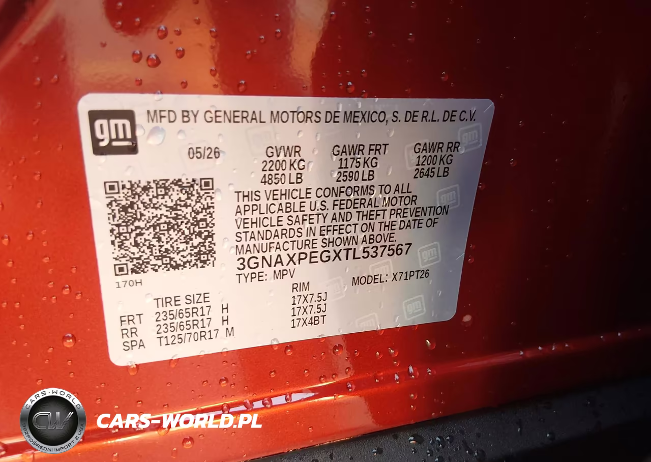 2026 Chevrolet Equinox Awd Lt VIN:3GNAXPEGXTL537567 - 9