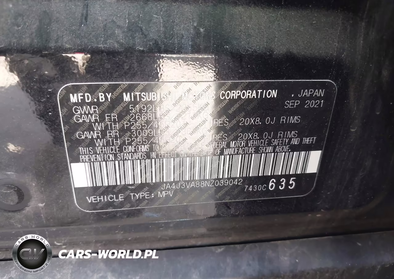 2022 Mitsubishi Outlander Sel 2.5 2Wd-Sel Special Edition 2Wd VIN:JA4J3VA88NZ039042 - 9