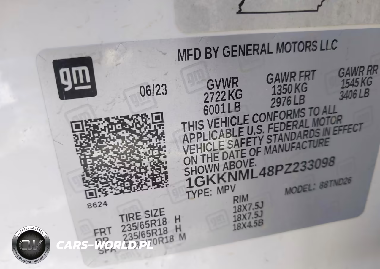 2023 GMC Acadia Fwd Slt VIN:1GKKNML48PZ233098 - 9