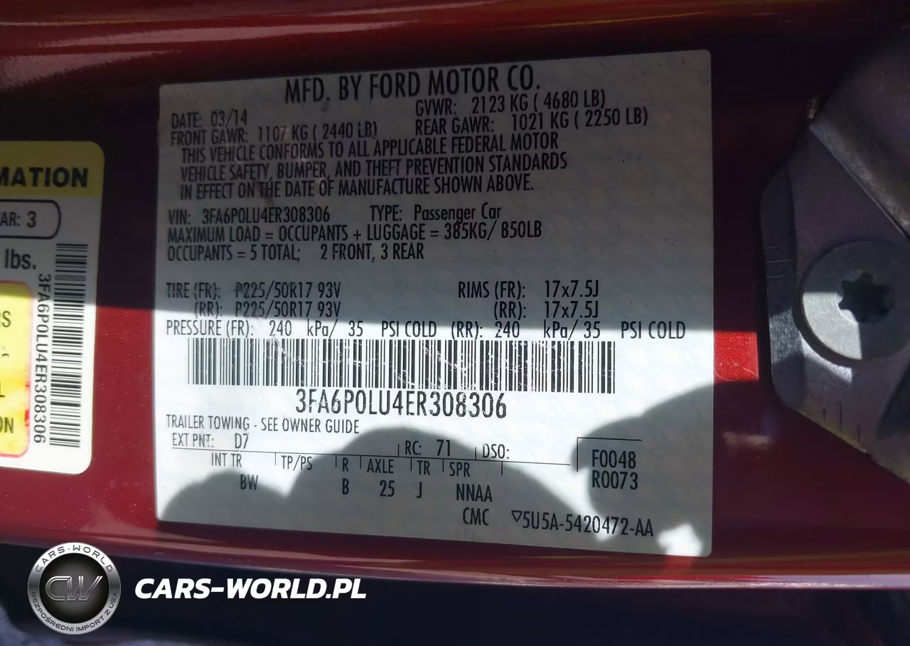 2014 Ford Fusion Hybrid Se VIN:3FA6P0LU4ER308306 - 9