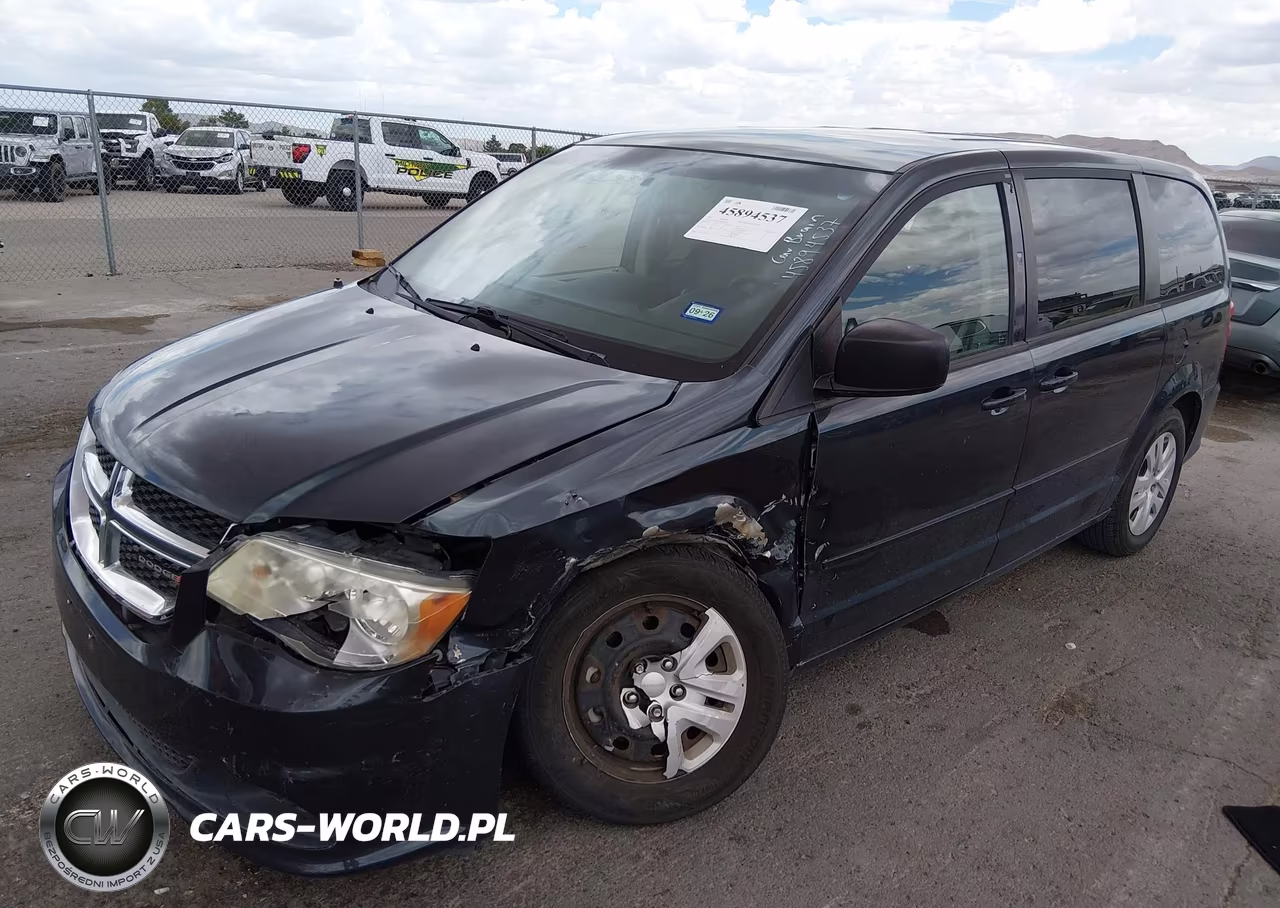 2014 Dodge Grand Caravan Se VIN:2C4RDGBGXER452792 - 2