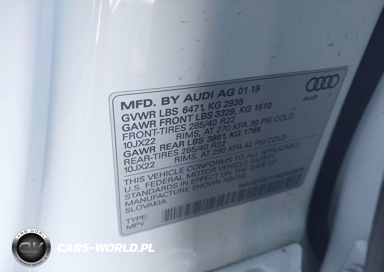 2019 Audi Q8 55 Premium VIN:WA1EVAF17KD025979 - 9