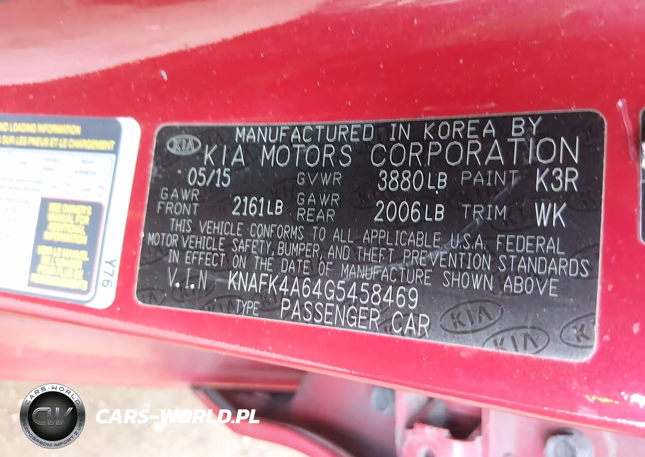 2016 Kia Forte Lx VIN:KNAFK4A64G5458469 - 9
