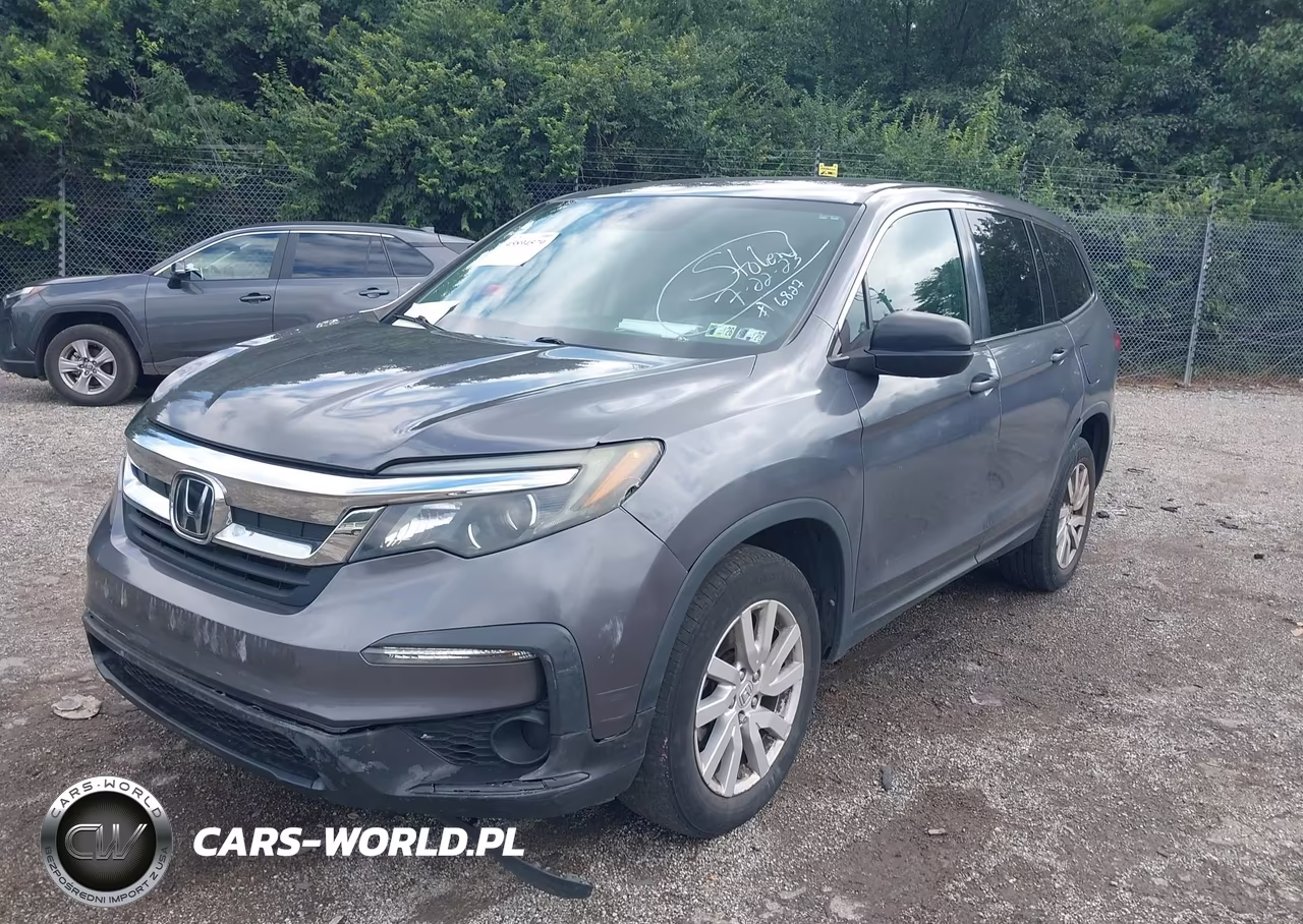 2019 Honda Pilot Lx VIN:5FNYF6H18KB046827 - 2