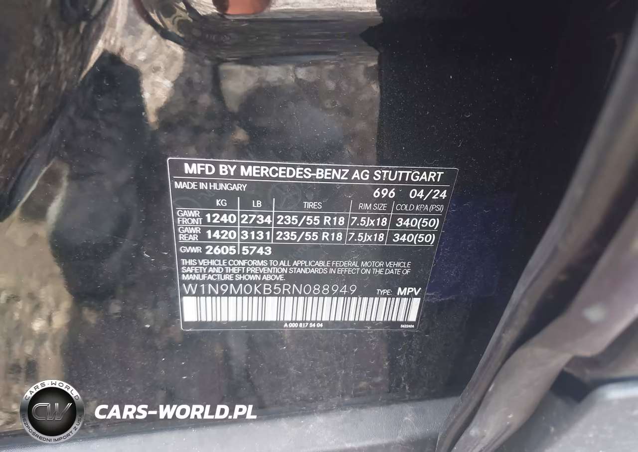2024 Mercedes-Benz Eqb 300 Suv 4Matic VIN:W1N9M0KB5RN088949 - 9