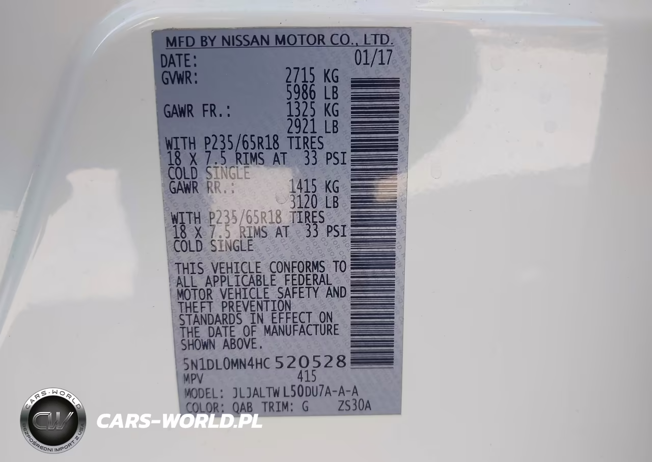 2017 Infiniti Qx60 VIN:5N1DL0MN4HC520528 - 9