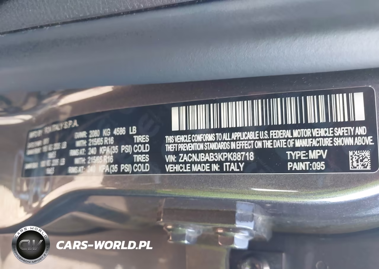 2019 Jeep Renegade Sport 4X4 VIN:ZACNJBAB3KPK88718 - 9
