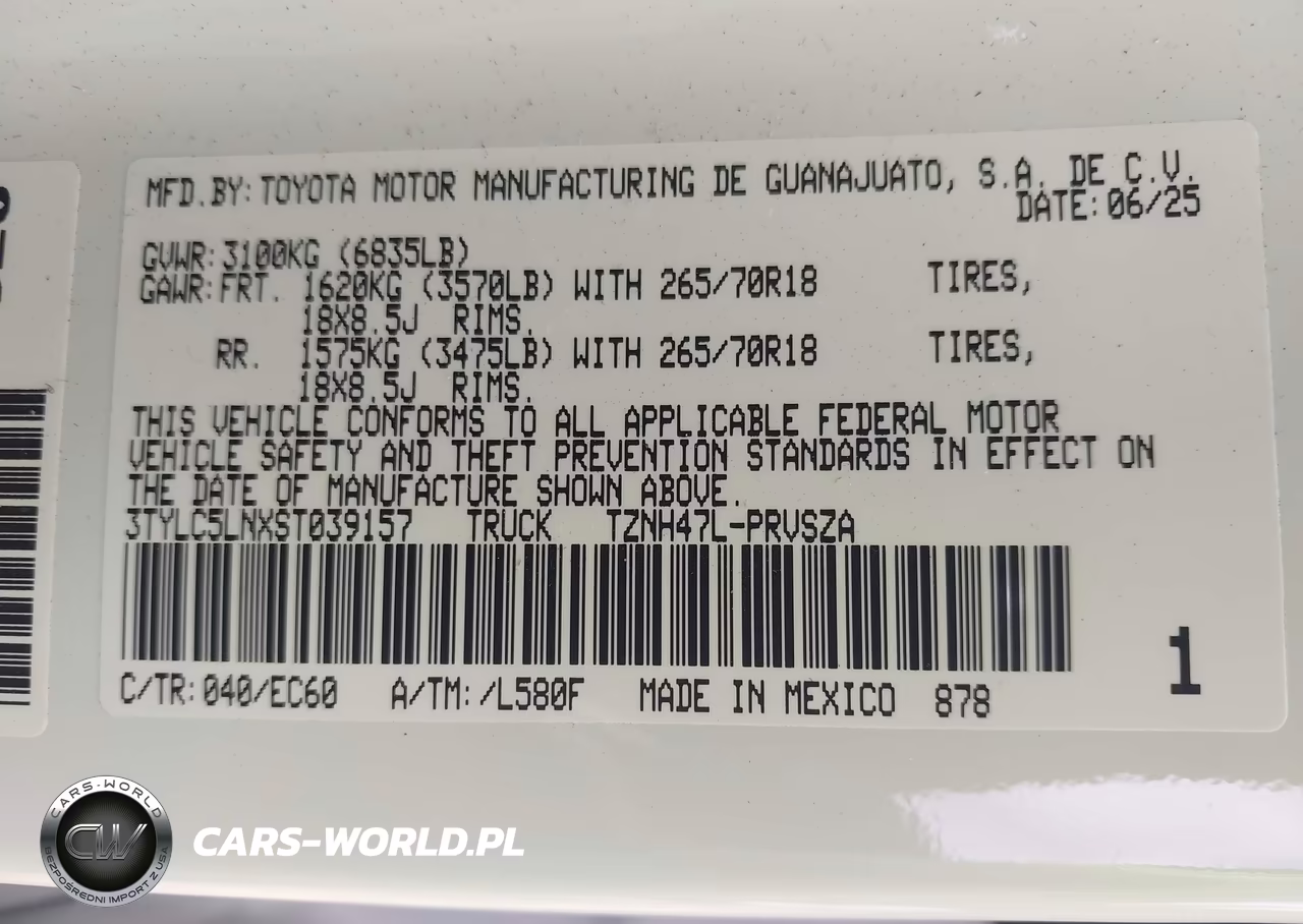 2025 Toyota Tacoma Hybrid Trailhunter VIN:3TYLC5LNXST039157 - 9