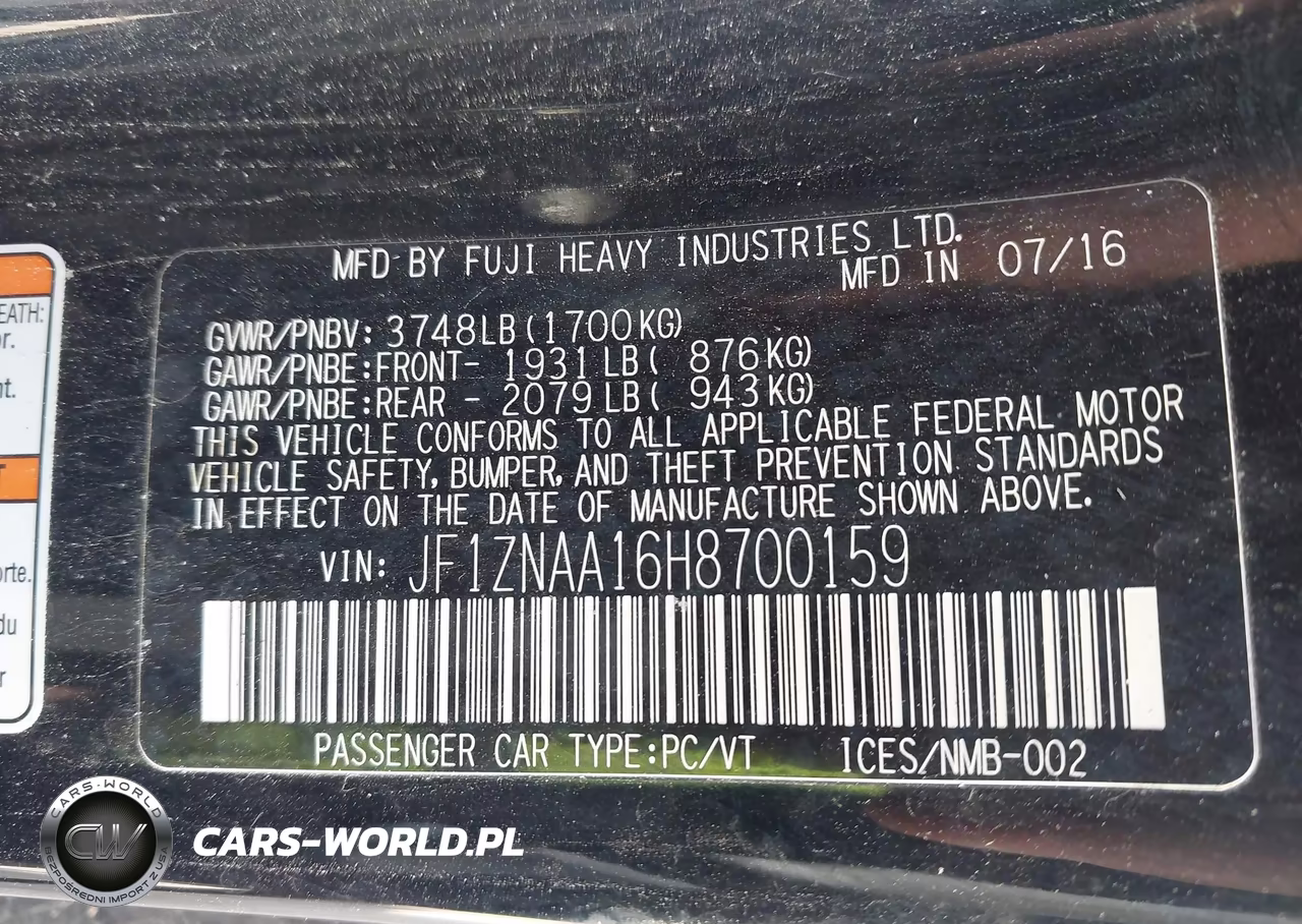 2017 Toyota 86 VIN:JF1ZNAA16H8700159 - 9