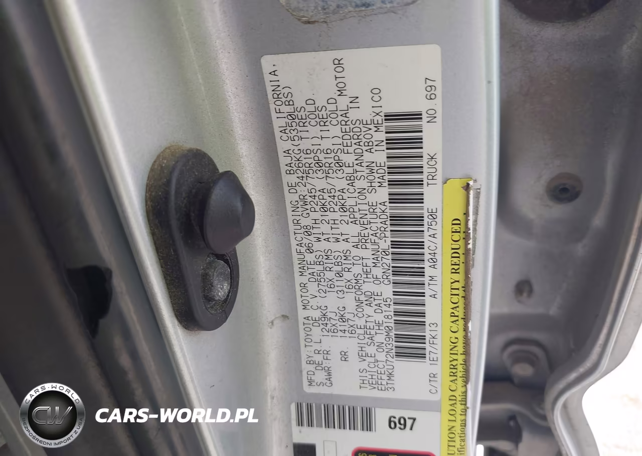 2009 Toyota Tacoma Prerunner V6 VIN:3TMKU72N39M018145 - 9