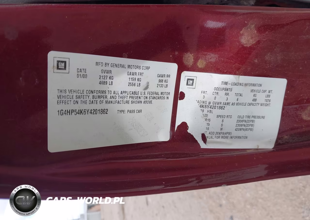 2000 Buick Lesabre Custom VIN:1G4HP54K6Y4201862 - 9