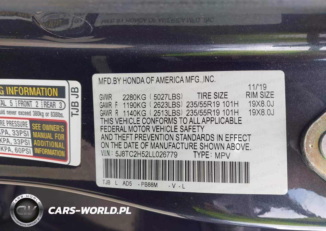 2020 Acura Rdx Technology Package VIN:5J8TC2H52LL026779 - 9